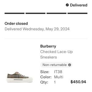 Burberry Kids Plaid Lace-Up Sneakers - Beige and Black